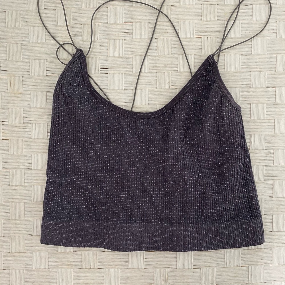 Urban outfitters glitter tank